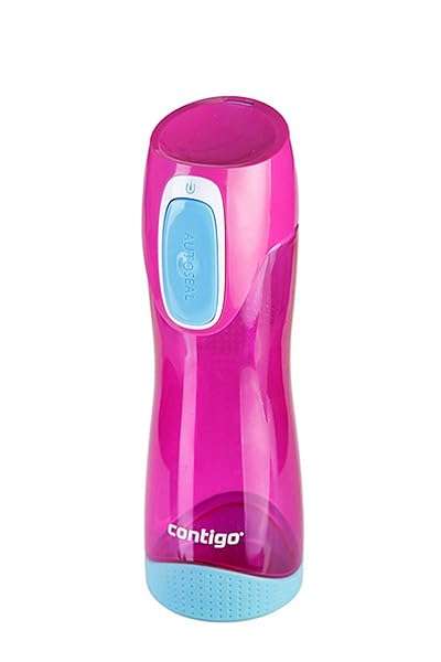 Contigo Swish Autoseal 500ml Water Bottle - Leakproof BPA-Free Gym Bottle for Sports, Running & Hiking in Magenta
