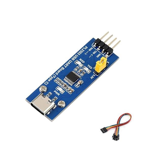 Coolwell Coolwell PL2303 USB to UART Module with USB-C: Versatile 1.8V-5V Logic Level Support
