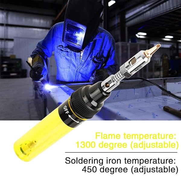 Portable Cordless Butane Soldering Iron & Torch - 40 Min Run Time for Automotive, Electronics & DIY Projects - Image 4