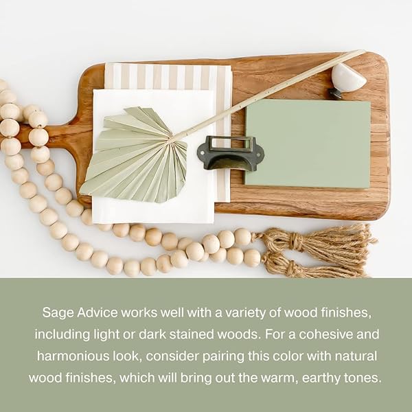 Country Chic All-in-One Chalk Paint Sage Advice Eco-Friendly Matte Finish for Furniture Cabinets Home Decor 16 oz - Image 8