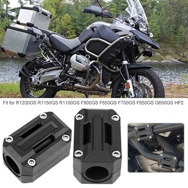 Universal Crash Bar Protectors for R1200GS & R1150GS - 3 Pair Motorcycle Bumper Decorative Blocks (22/25/28mm) - Image 4
