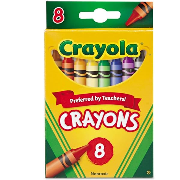 Crayola Crayons 8 Color Peggable Set of 6 - Perfect for Kids' Art Projects! - Image 2
