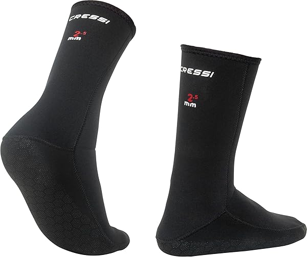 Buy Cressi Anti-Slip Socks 2.5mm Black Size S - Perfect for Diving & Water Sports