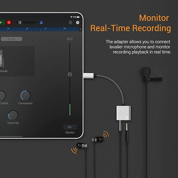 Best Cubilux USB C to TRS Microphone Headphone Splitter for Google Pixel & Samsung Devices - Image 7