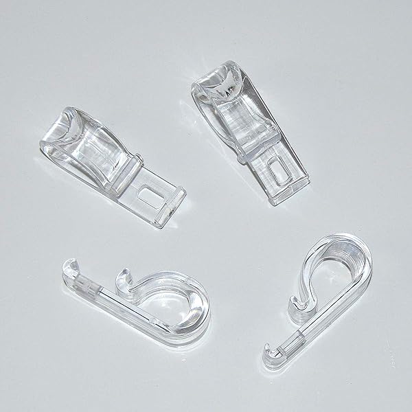 4 Sets Cutelec Roller Shade Safety Chain & Cord Guide - P Clip Fixation for Roller Blinds - Image 4
