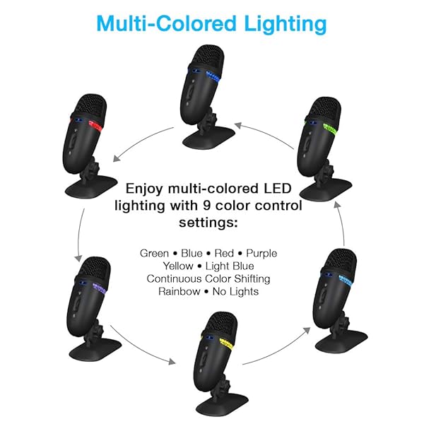 Cyber Acoustics Premium USB Microphone Dual Recording Patterns 24bit for Podcasting Vlogging Compatible with PC and Mac CVL2009 - Image 6