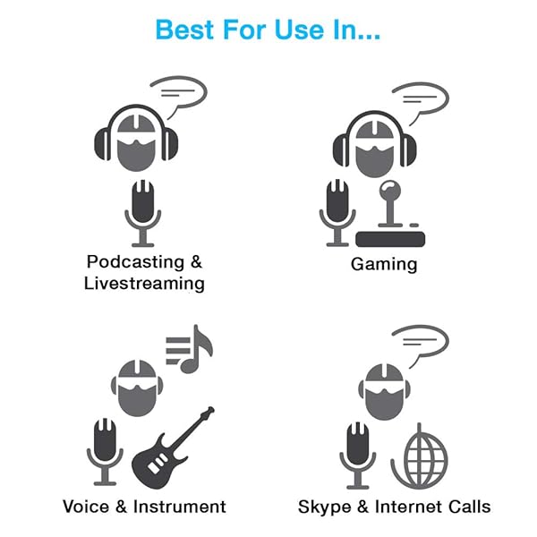 Cyber Acoustics Premium USB Microphone Dual Recording Patterns 24bit for Podcasting Vlogging Compatible with PC and Mac CVL2009 - Image 7