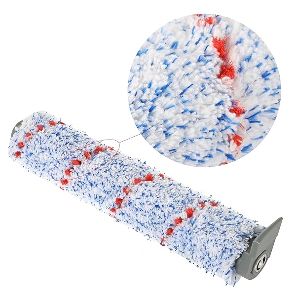 Cyorka Replacement Brush Roller & Filter Set for iFloor Wet Dry Cordless Vacuum - 3 Rollers & 3 Foam Pre-Filters - Image 8