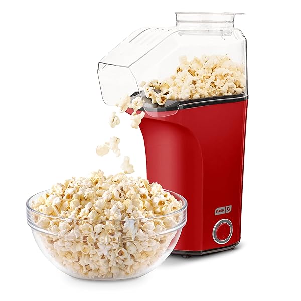 Buy DASH Hot Air Popcorn Popper - 16 Cups, Includes Measuring Cup & Butter Melter - Perfect for Movie Nights!