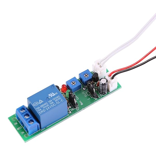 DC 12V/24V Adjustable Delay Relay Module - 6 Timer Options, 0-15 Min Delay Switch - Image 2