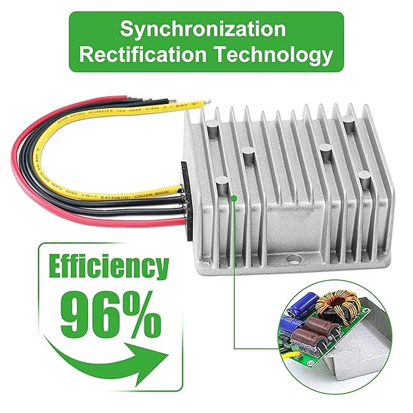 DC 36V/48V to 12V 20A Buck Converter - Waterproof Power Supply for Golf Carts & Forklifts - Image 6