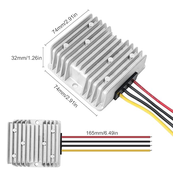 DC 36V/48V to 12V 20A Buck Converter - Waterproof Power Supply for Golf Carts & Forklifts - Image 8