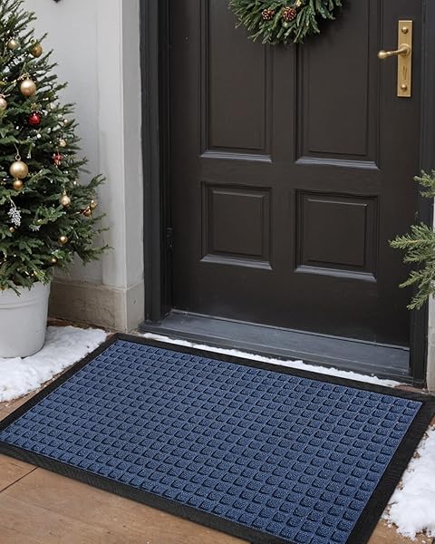 "DEXI Heavy Duty Door Mat - Stain & Fade Resistant Non-Slip Indoor/Outdoor Mat 35"x23" - Perfect for Entryways & Patios" - Image 3