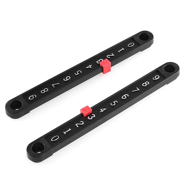 DGZZI Football Score Counter 2PCS Portable Black Table Air Hockey Goal Scoring Keeper Record Marker