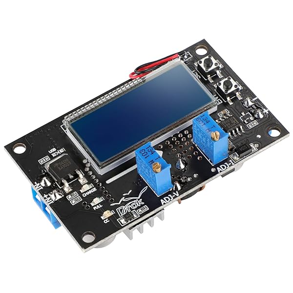 DROK Voltage Boost Converter DC 6-30V to 5V 7-32V 12V 24V 5A Adjustable Regulator with LCD Display Power Supply Module Circuit Board - Image 9
