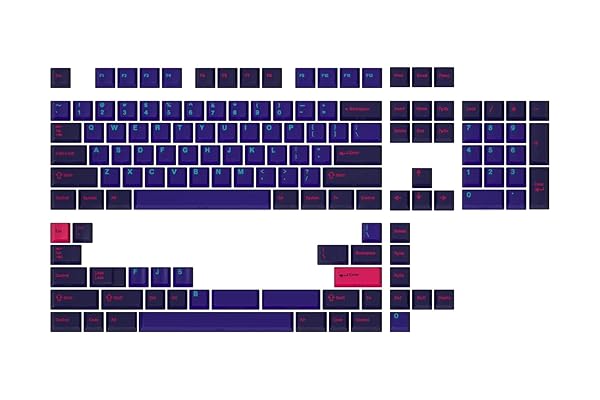 DROP MiTo GMK Laser Custom Mechanical Keyboard Keycap Set 129 Keys Doubleshot Cherry Profile for 60 TKL 1800 Layouts Cyberdeck