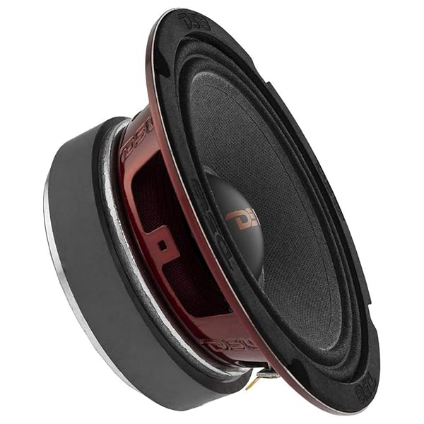 "DS18 PRO-X6.4M 6.5" Loudspeaker - 500W Max Midrange Car Audio Speaker for Superior Stereo Sound"