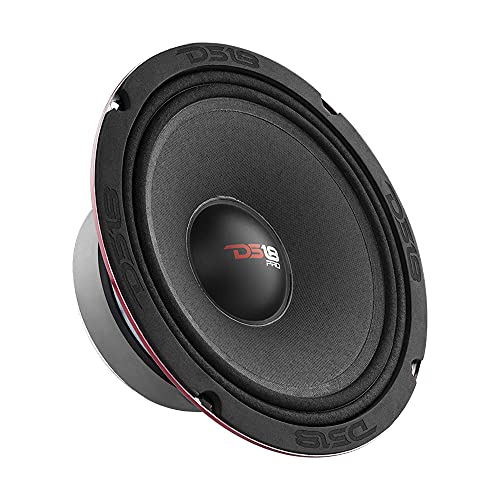"DS18 PRO-X8M 8" Loudspeaker - 550W Max Midrange Car Audio Speaker for Superior Stereo Sound"