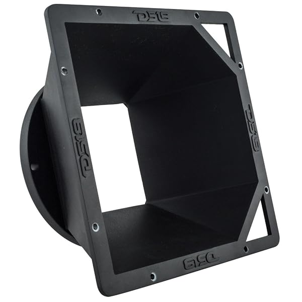 "DS18 PROSDF6 6-in Mid Diffuser Flare: Boost Loudness for 6.5" Speakers with Exit Waveguide Horn"