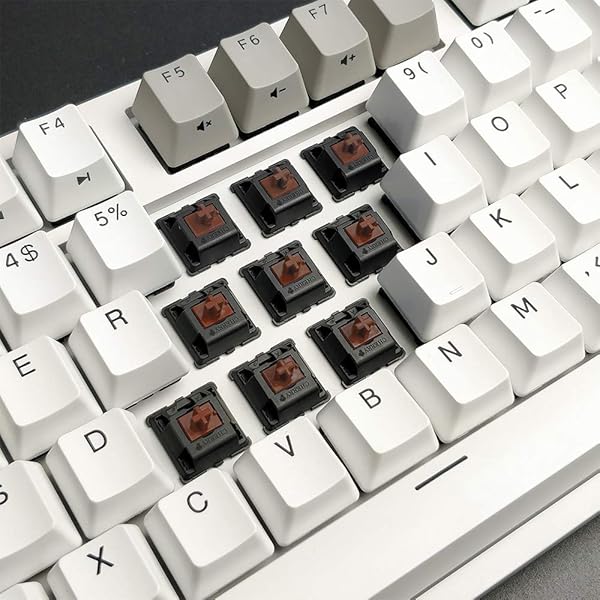 DURGOD Heavy Duty Mechanical Keyboard: Cherry MX Brown, N-Key Rollover, PBT Keycaps, Type C - Perfect for Gamers & Typists - Image 3