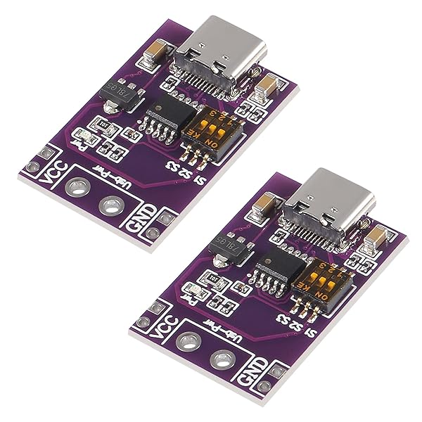 Fast Charge Trigger Detector: DWEII 2-Pack Type-C QC AFC PD2.0 PD3.0 USB-PD Power Supply Module - Image 2