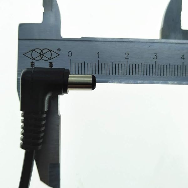 Buy DZYDZR 2pcs 1M DC Extension Cable 2.1mm x 5.5mm - L Type Male to Male, 22 AWG, Max 24V 3A - Durable Black Wire - Image 7