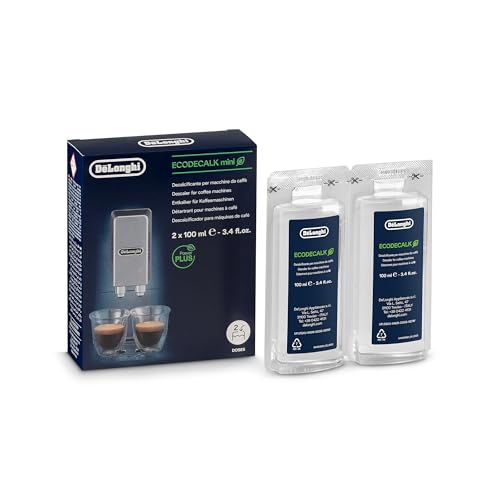 De'Longhi EcoDecalk: Eco-Friendly Descaler for Coffee & Espresso Machines - 2-Pack Solution