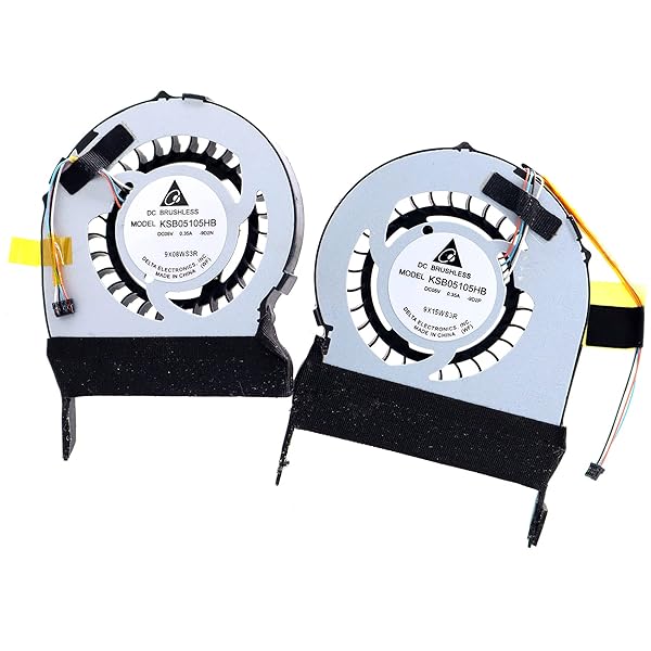 Buy Deal4GO CPU Cooling Fan & GPU Fanset for HP Envy 13 Series - Model 538340-001 KSB05105HB