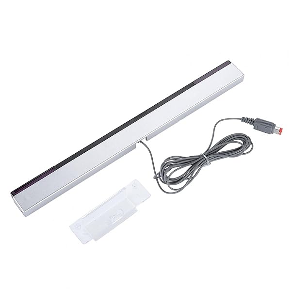 Demeras Wired IR Receiver Sensor Bar for Wii & Wii U - Reliable Infrared Signal Stand - Image 2