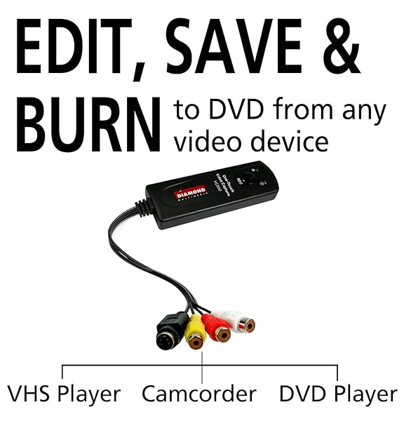 Diamond VC500SE: Easy VHS to Digital Converter for Windows & Mac (Supports Mac OS Ventura) - Image 6