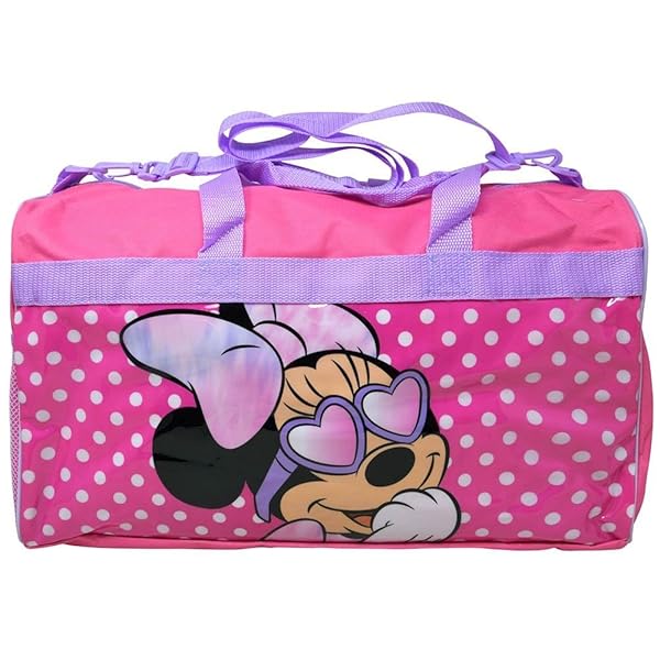 Shop Disney Girls' Pink Medium Duffel Bag - Perfect for Travel & Play!