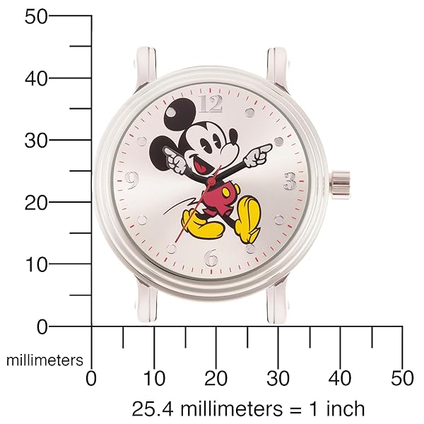 Disney Women's Mickey Mouse Black Quartz Watch Stylish Analog Timepiece - Image 6