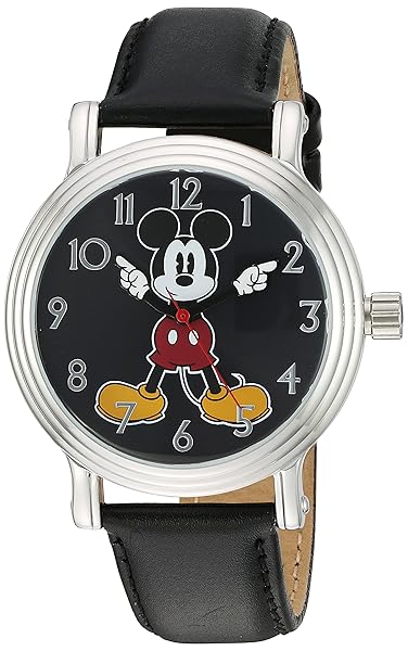 Disney Women's Mickey Mouse Quartz Metal Automatic Watch Black Model W002757 - Image 2