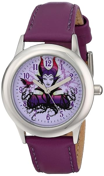 Disney Tween Stainless Steel Time Teacher Analog Quartz Watch for Kids Stylish and Durable Timepiece