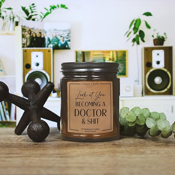 Doctor Graduation Gifts for Women Men 2025, Phd Doctorate Medical School Degree Gifts for Her Him, Look at You Becoming A Doctor, Dentist Present, - Image 2