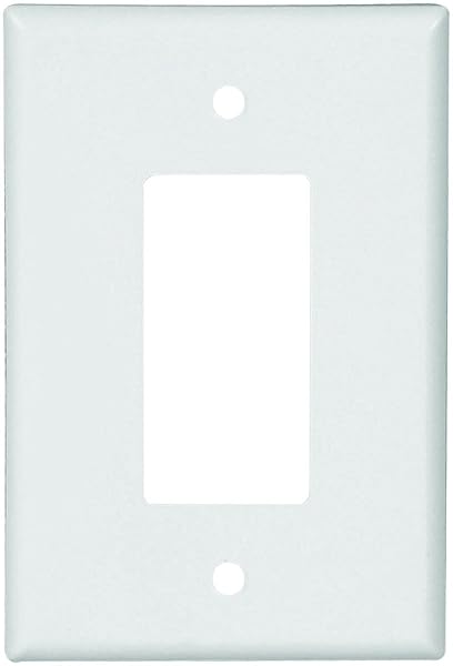 Buy EATON 2751W Oversize 1-Gang GFCI Wallplate - Durable Thermoset, White Decorator Style - Image 2