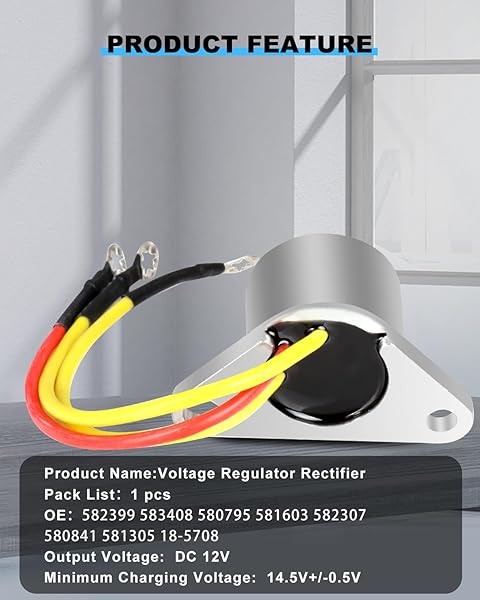 ECCPP Voltage Regulator Rectifier for Johnson Evinrude Outboard Motors - Fits 582399, 583408, 580795, 18-5708 & More - Image 4