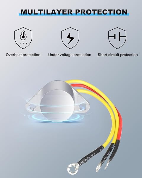 ECCPP Voltage Regulator Rectifier for Johnson Evinrude Outboard Motors - Fits 582399, 583408, 580795, 18-5708 & More - Image 6