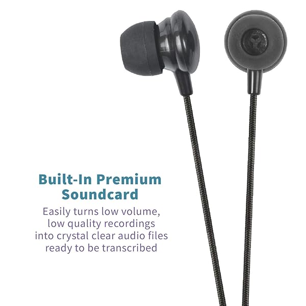 Buy ECS WordSmith USB Transcription Headset - 7-Foot Cord, Superior Comfort & Audio Clarity for Medical & Legal Dictation - Image 5