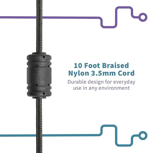 Buy ECS WordSmith USB Transcription Headset - 7-Foot Cord, Superior Comfort & Audio Clarity for Medical & Legal Dictation - Image 6