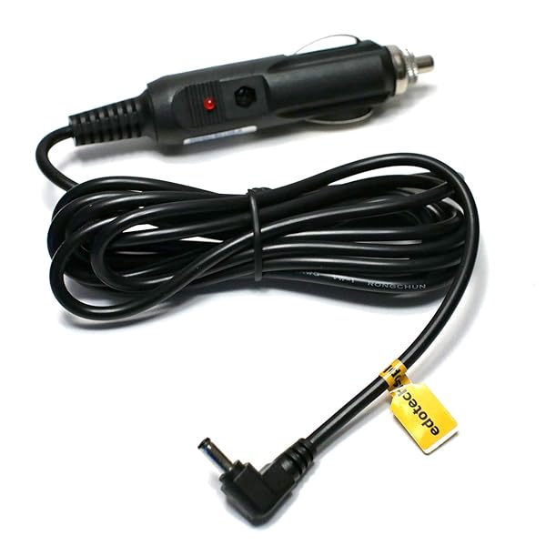 EDO Tech 6.5ft Car Adapter Cable for Cobra Radar Detectors: Rad480i, 250, 350, 450, 500g & More