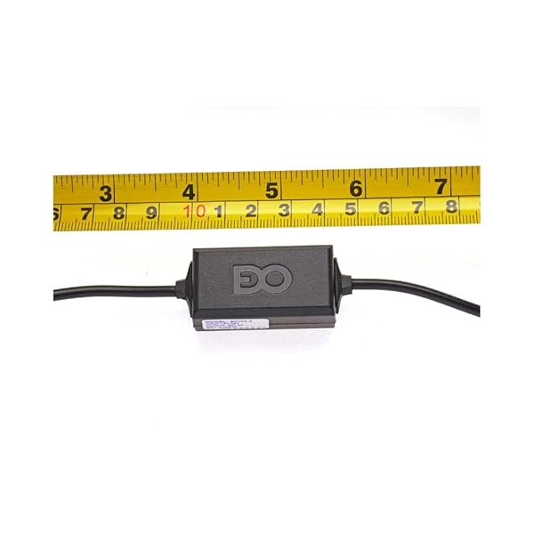 EDO Tech Ultra Compact Micro USB Car Power Cord Kit 10 Ft for GPS Tracker Bluetooth Speaker Qi Charger Dash Cam DVR - Image 4