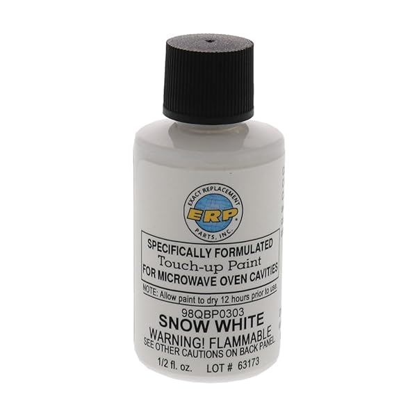 Buy ERP Microwave Oven Universal Cavity Touch Up Paint 98QBP0303 - Snow Bright White for Perfect Repairs
