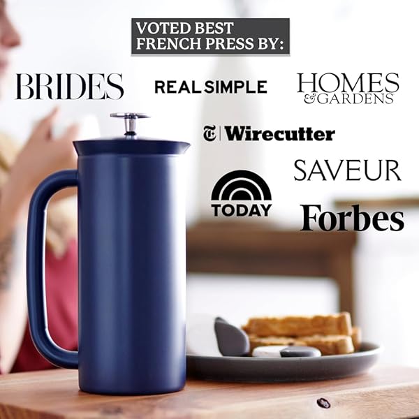 ESPRO P7 French Press: Double-Walled Insulated Coffee & Tea Maker - Keeps Drinks Hot Longer (18 Oz, Polished Stainless Steel) - Image 9