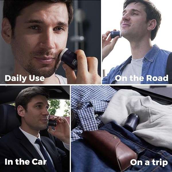 MicroNovelty EVO Pocket Electric Shaver: Ultra-Compact Travel Razor for Quick Beard Grooming - Image 8