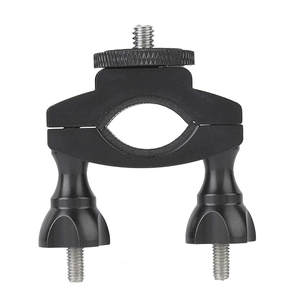 EVTSCAN Bike Handlebar Mount Bracket for Action Cameras and Motorcycle with 1/4 Inch Screw Clamp