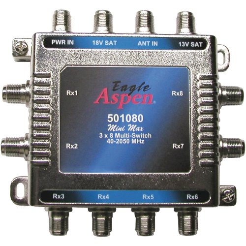 Buy Eagle Aspen 501080 Multi-Switch: 3 In 8 Out for Optimal Signal Distribution