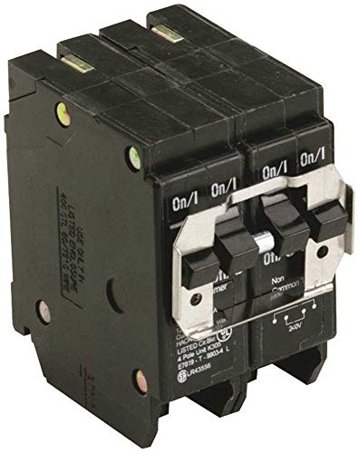 Eaton BQC230240 Quad Breaker: 2P 30A & 2P 40A Circuit Breaker - Compact 1x1x1 Design