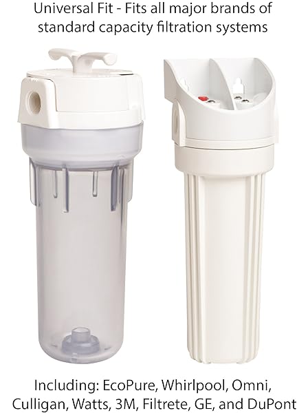 EcoPure EPW2P Pleated Whole Home Water Filter - Universal Fit for Major Brands (2 Pack) - Image 3