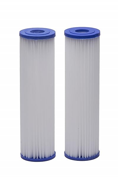 EcoPure EPW2P Pleated Whole Home Water Filter - Universal Fit for Major Brands (2 Pack) - Image 2